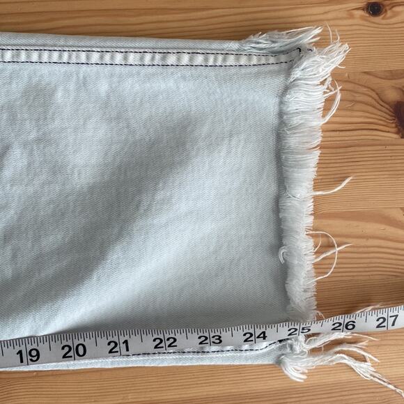 3x1 Austin High-Rise Cropped Frayed Straight-Leg Jeans In Adelia 29 - Picture 12 of 12